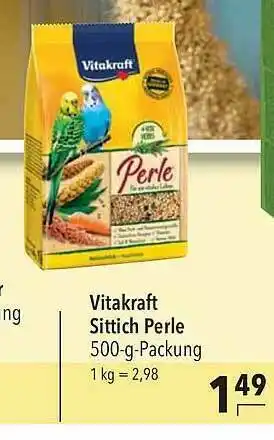 CITTI Markt Vitakraft Sittich Perle Angebot