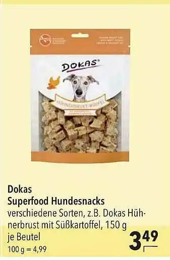 CITTI Markt Dokas Superfood Hundesnacks Angebot