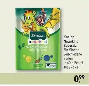 CITTI Markt Kneipp Naturkind Badesalz Für Kinder Angebot