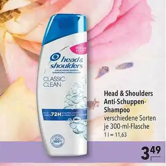 CITTI Markt Head & Shoulders Anti-schuppen-shampoo Angebot