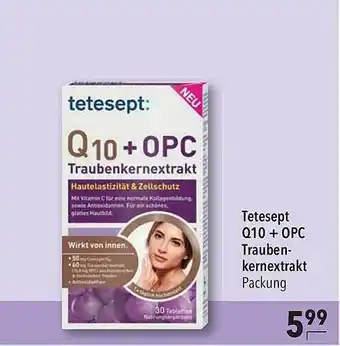 CITTI Markt Tetesept Q10+opc Traubenkernextrakt Angebot