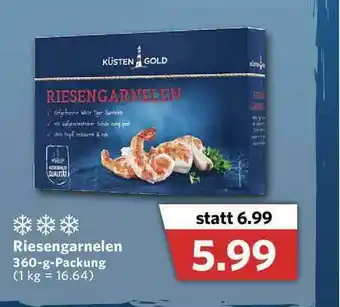 Combi Küsten Gold Riesengarnelen Angebot