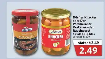 Combi Dörfler Knacker Oder Der Pommeraner Krakauer Oder Rauchwurst Angebot