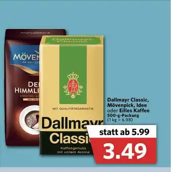 Combi Dallmayr Classic, Mövenpick, Idee Oder Eilles Kaffee Angebot