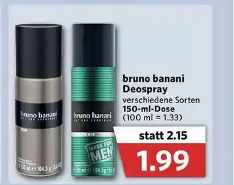 Combi Bruno Banani Deospray Angebot