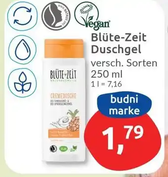 Budni Blüte-Zeit Duschgel 250ml Angebot