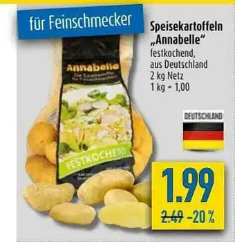 diska Speisekartoffeln „annabelle” Angebot