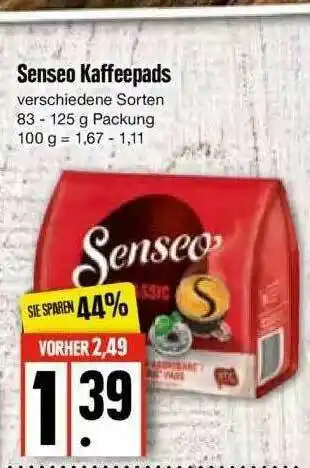 Edeka Senseo Kaffeepads Angebot