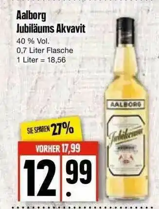 Edeka Aalborg Jubiläums Akvavit Angebot