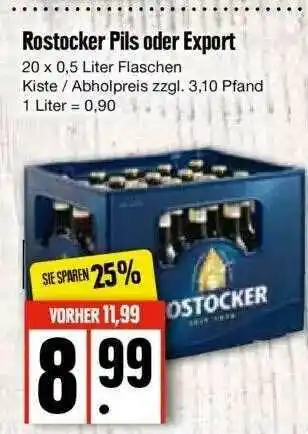 Edeka Rostocker Pils Oder Export Angebot