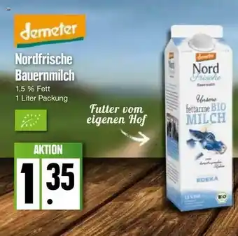 Edeka Demeter Nordfrische Bauernmilch Angebot