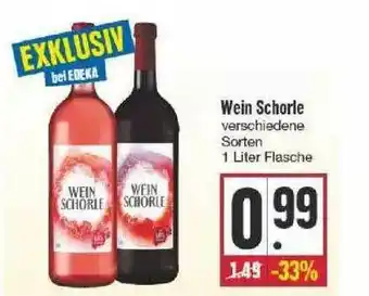 Edeka Wien Schorle Angebot