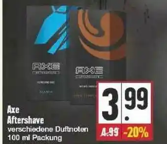 Edeka Axe Aftershave Angebot