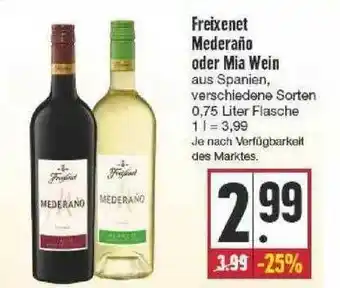 Edeka Freixenet Mderaño Oder Mia Wein Angebot