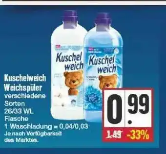 Edeka Kuschelweich Weichspüller Angebot