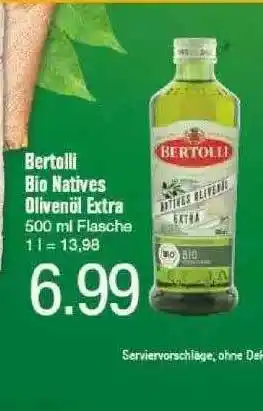 Edeka Bertolli Bio Natives Olivenöl Extra Angebot