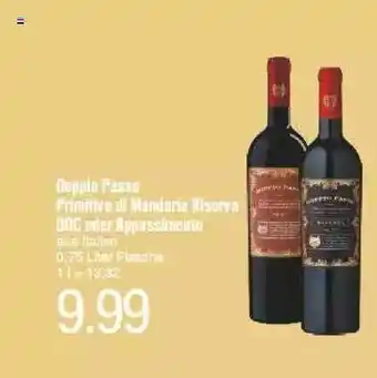 Edeka Doppio Passo Primitivo Di Manduria Riserva DOC Oder Appassimento Angebot