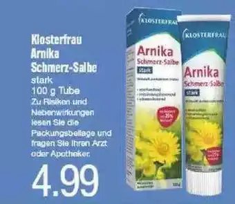 Edeka Klosterfrau Arnika Schmerz-salbe Angebot