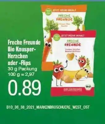 Edeka Freche Freunde Bio Knusper Herzchen Oder Flips Angebot