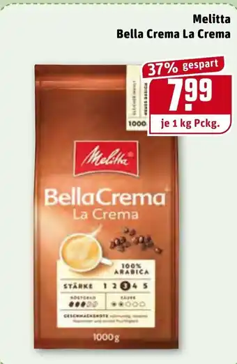 REWE Center Melitta Bella Crema La Crema 1kg Angebot