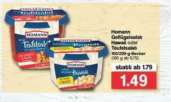 Famila Nord Ost Homann Geflügelsalat Hawaii Oder Teufelsalat Angebot