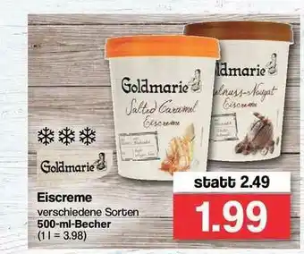 Famila Nord Ost Goldmarie Eiscreme Angebot