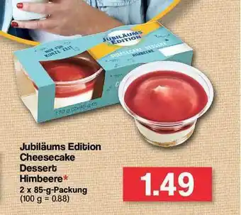 Famila Nord Ost Jubiläums Edition Cheesecake Dessert Himbeere Angebot