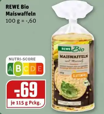 REWE Center Rewe Bio Maiswaffeln 115g Angebot