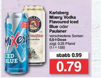 Famila Nord Ost Karlsberg Mixery Vodka Flavoured Iced Blue Oder Paulaner Angebot