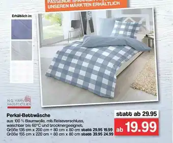 Famila Nord Ost Hg Hahn Haüstextilien Perkal-bettwäsche Angebot