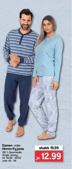 Famila Nord Ost Damen Oder Herren-pyjama Angebot