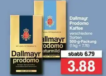 Famila Nord Ost Dallmayr Prodomo Kaffee Angebot