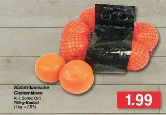 Famila Nord Ost Südafrikanische Clementinen Angebot