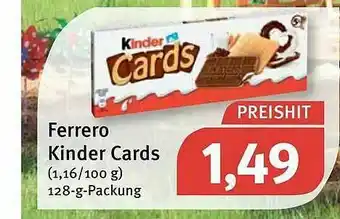 Feneberg Ferrero Kinder Cards Angebot