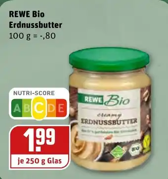 REWE Center Rewe Bio Erdnussbutter 250g Angebot