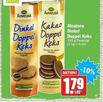 Hit Alnatura Dinkel Doppel Keks Angebot