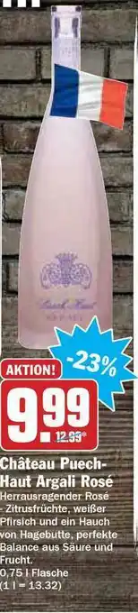 Hit Château Puech-haut Argali Rosé Angebot