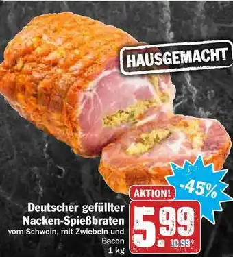 Hit Deutscher Gefüllter Nacken-spießbraten Angebot