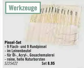 Hornbach Pinsel-set Angebot