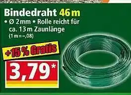 Norma Bindedraht 46 M Angebot