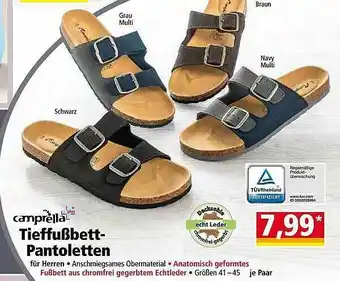 Norma Camprella Tieffußbett-pantoletten Angebot