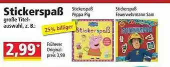 Norma Stickerspaß Angebot