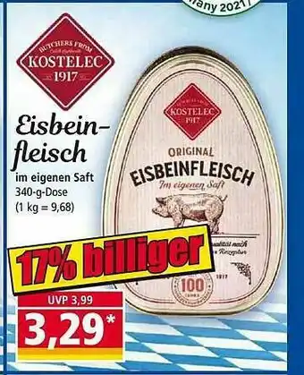 Norma Kostelec Eisbeinfleisch Angebot