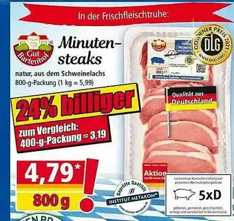 Norma Gut Bartenhof Minutensteaks Angebot