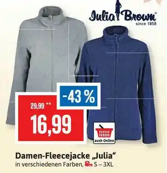 Stolz Damen-fleecejacke „julia” Jula Brown Angebot