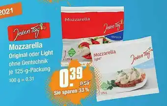 V Markt Jeden Tag Mozzarella Angebot