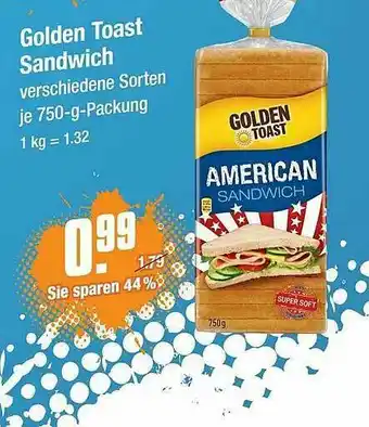 V Markt Golden Toast Sandwich Angebot