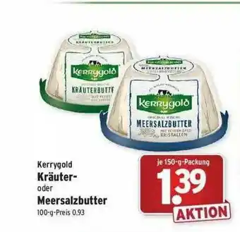 Wasgau Kerrygold Kräuter- Oder Meersalzbutter Angebot