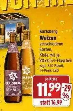 Wasgau Karlsberg Weizen Angebot