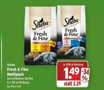 Wasgau Sheba Fresh & Fine Multipack Angebot